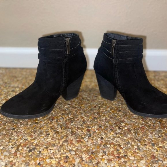 Fringe Suade Booties - Picture 3 of 4